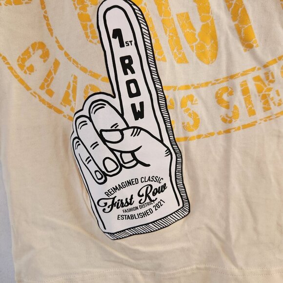 NWT First Row Property Of Tee Graphic T-Shirt Varsity Logo Men's S - Picture 5 of 12